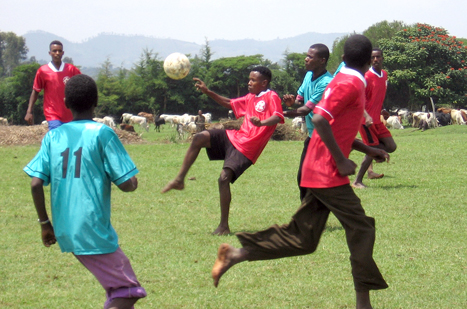 Ethiopian soccer players